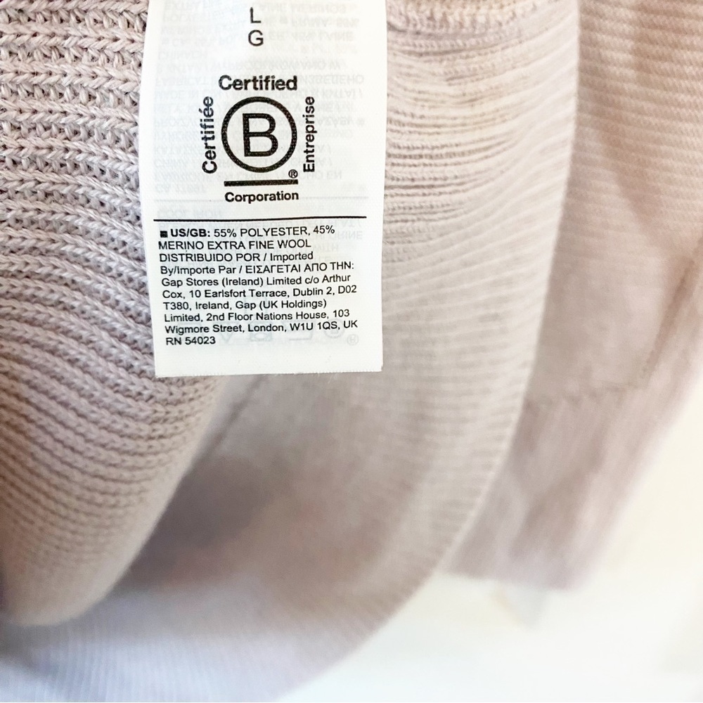 ATHLETA Lavender Stretch Knit Hanover Wool Blend Cozy Sweater - Picture 9 of 10